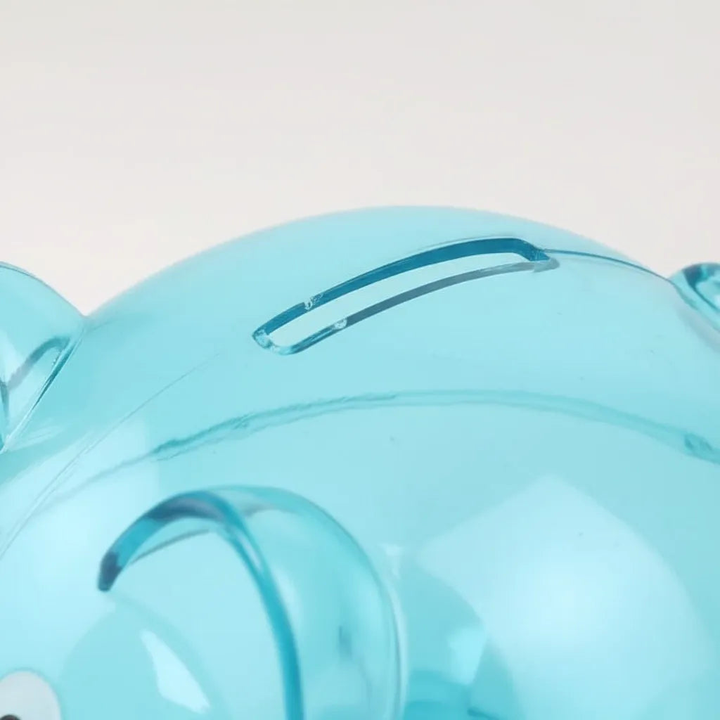 Tirelire Cochon Transparente