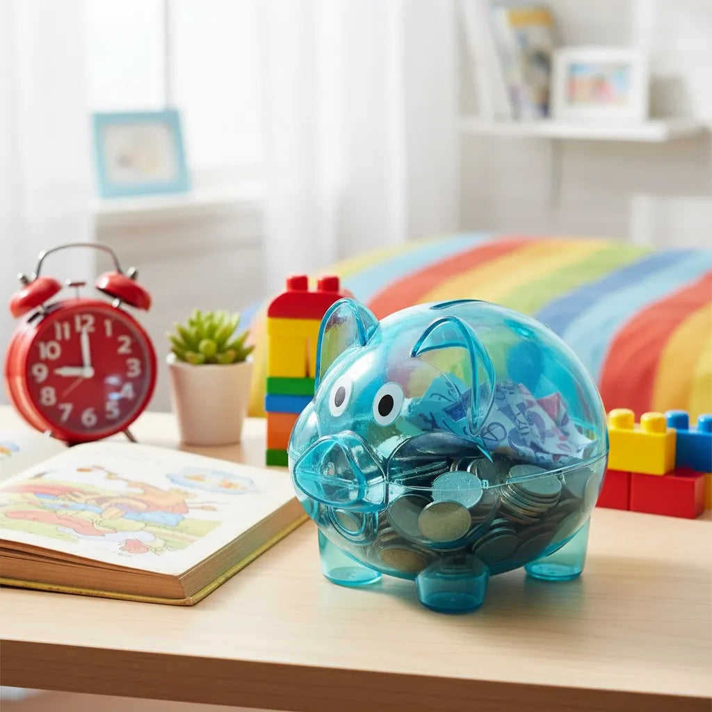 Tirelire Cochon Transparente