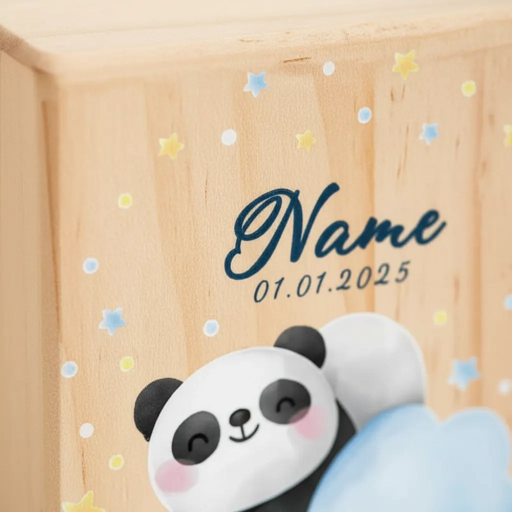 Tirelire en Bois Personnalisée pour Enfant