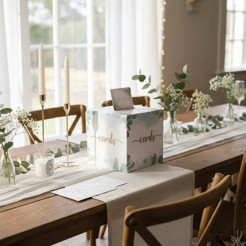 Tirelire en Carton pour Mariage