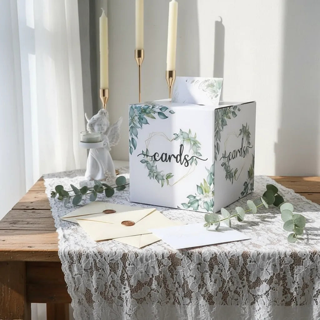 Tirelire en Carton pour Mariage