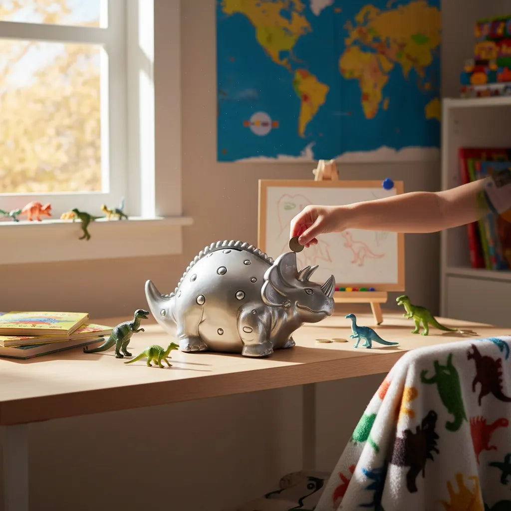 Tirelire en Forme de Dinosaure