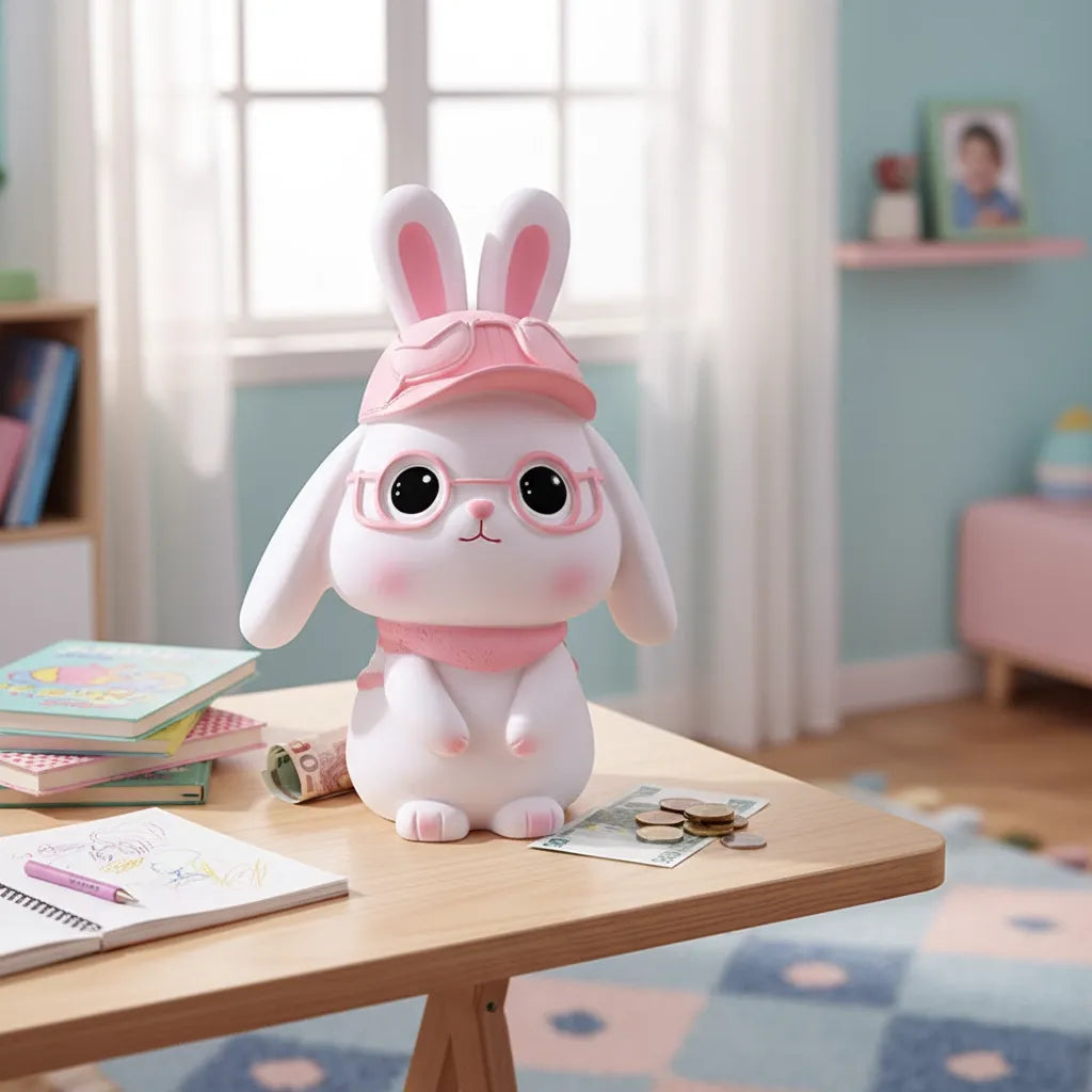 Tirelire Enfant Lapin