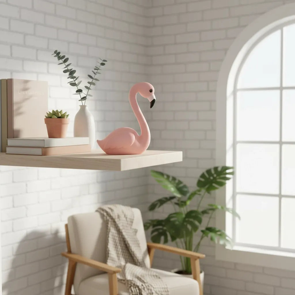 Tirelire Flamant Rose
