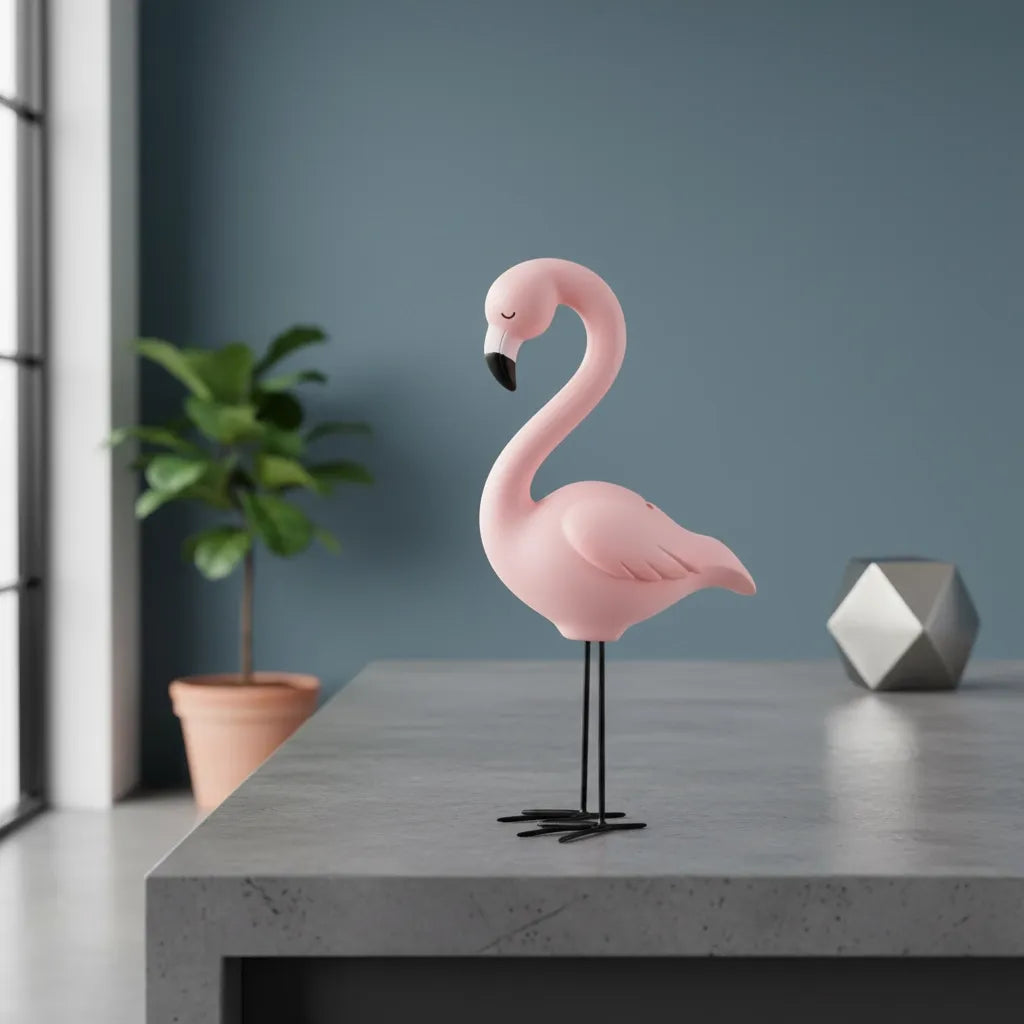 Tirelire Flamant Rose