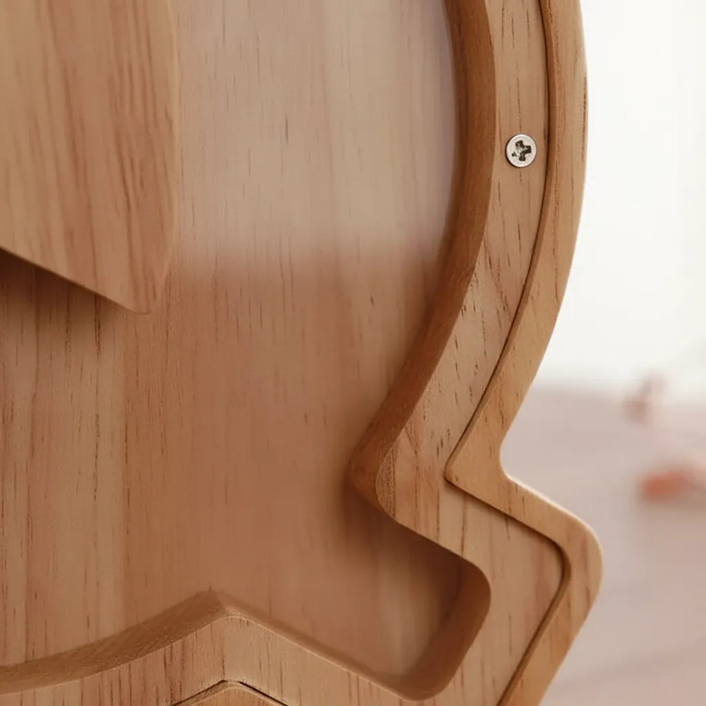 Tirelire Lettre en Bois