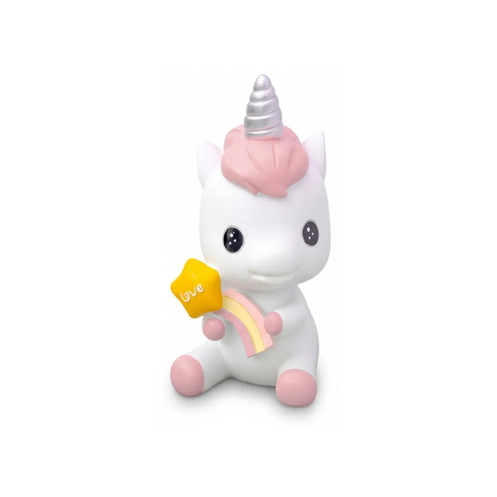 Tirelire Licorne Blanche