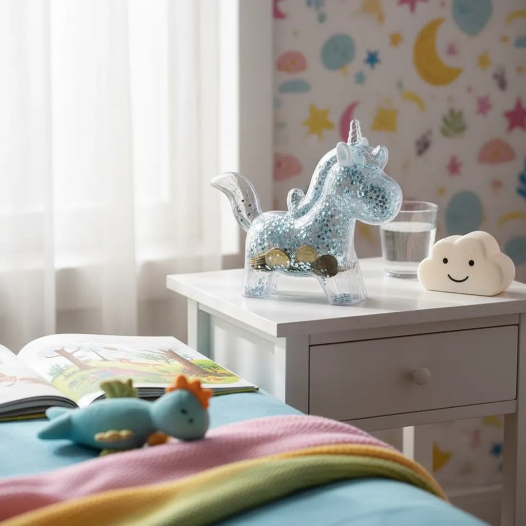 Tirelire Licorne Plastique