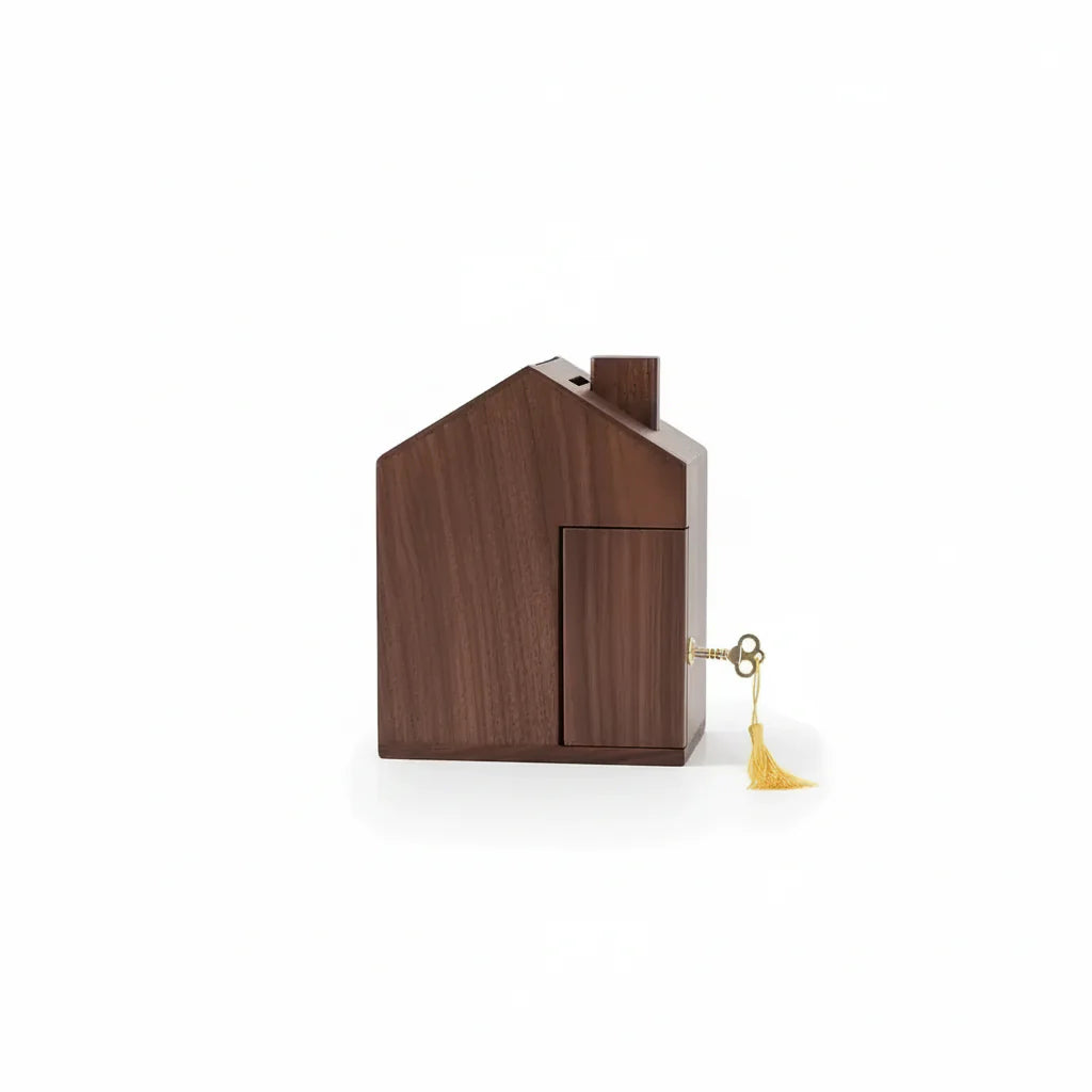 Tirelire Maison en Bois