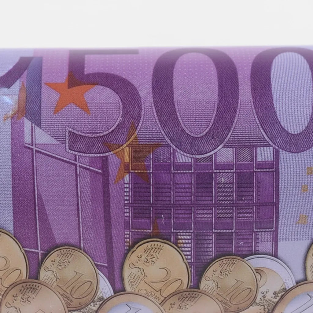 Tirelire Métal Euros