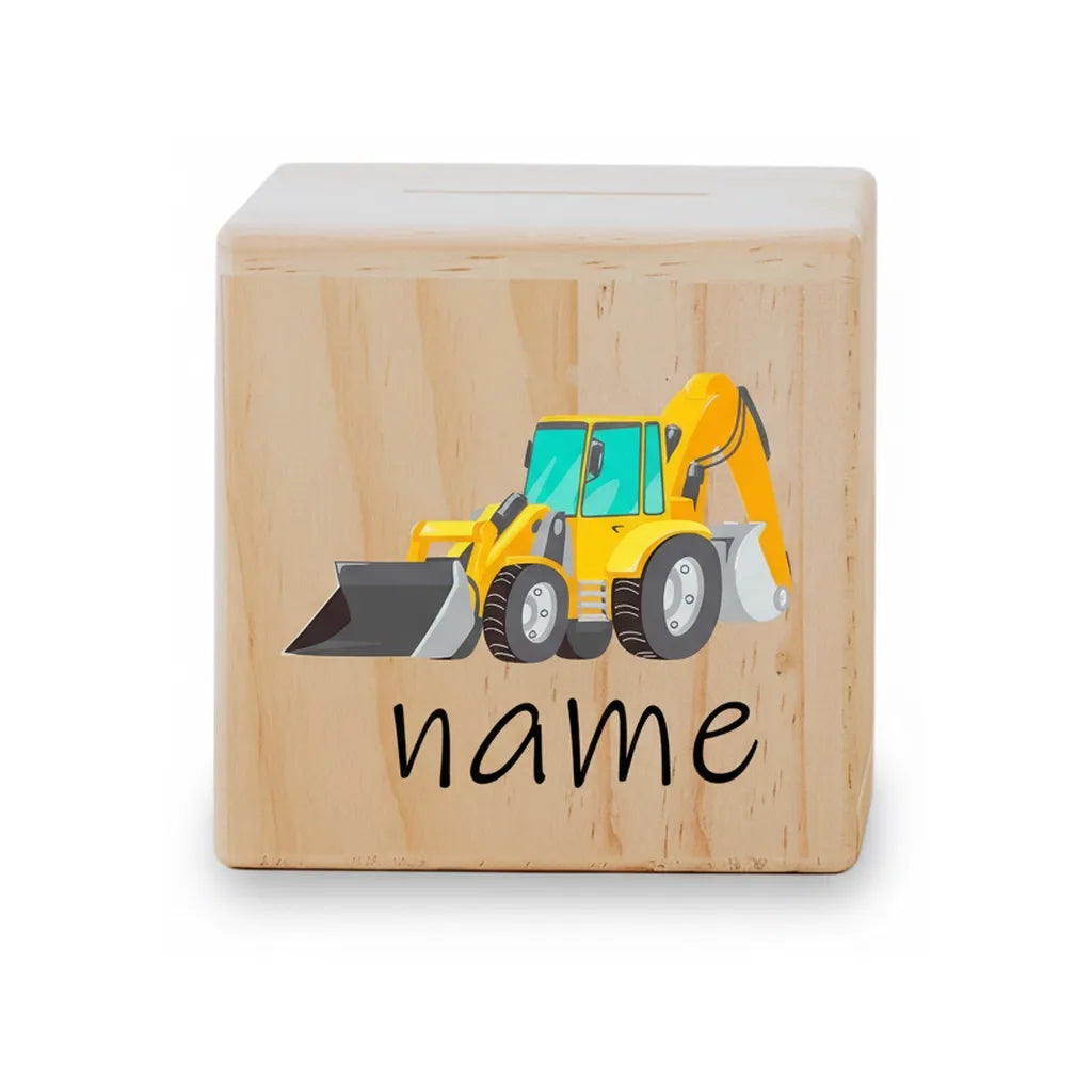 Tirelire Personnalisée Garçon en Bois