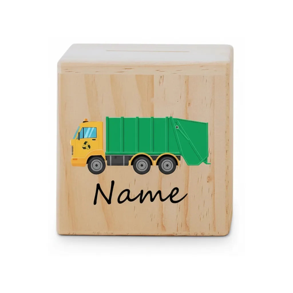 Tirelire Personnalisée Garçon en Bois