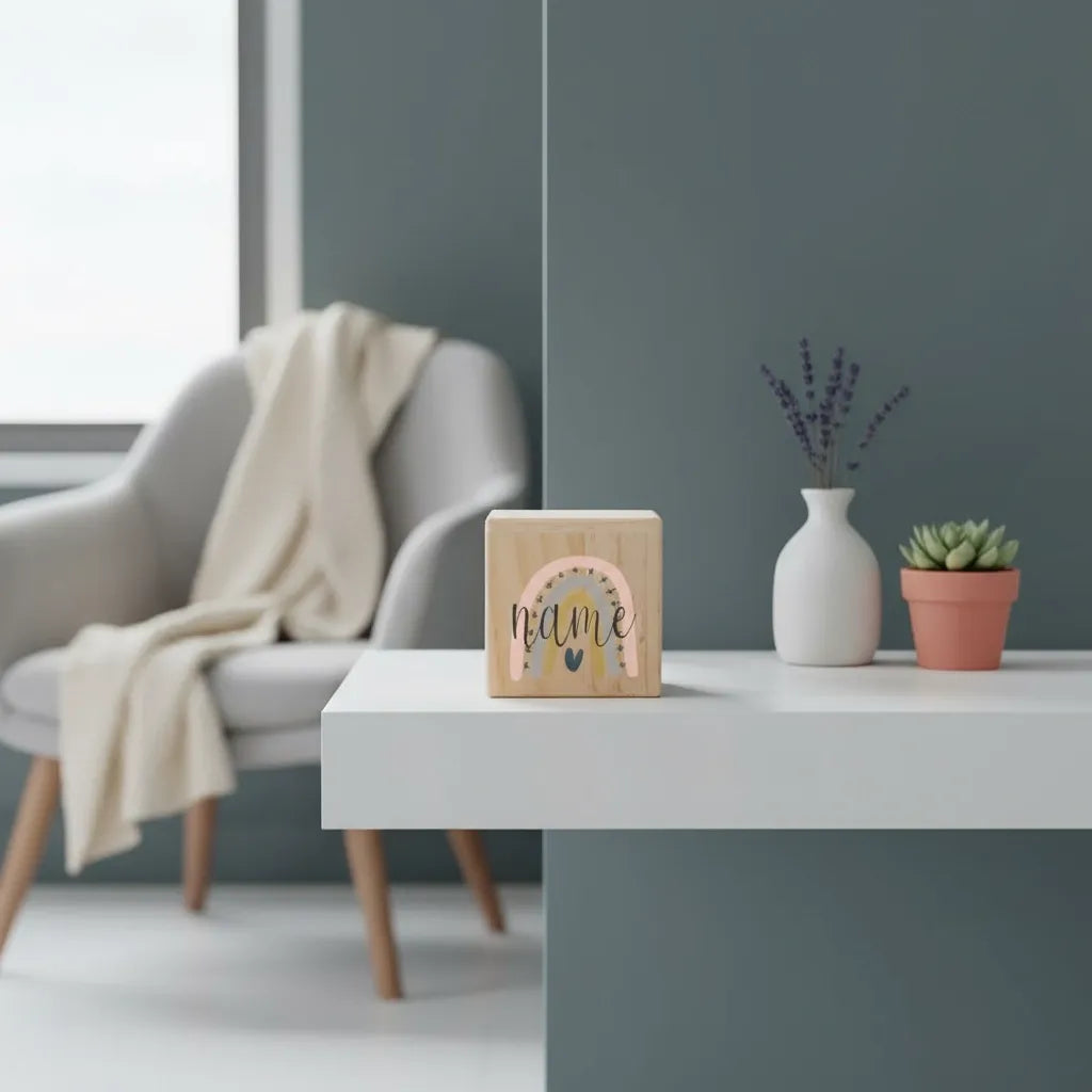 Tirelire Personnalisée pour Fille en Bois