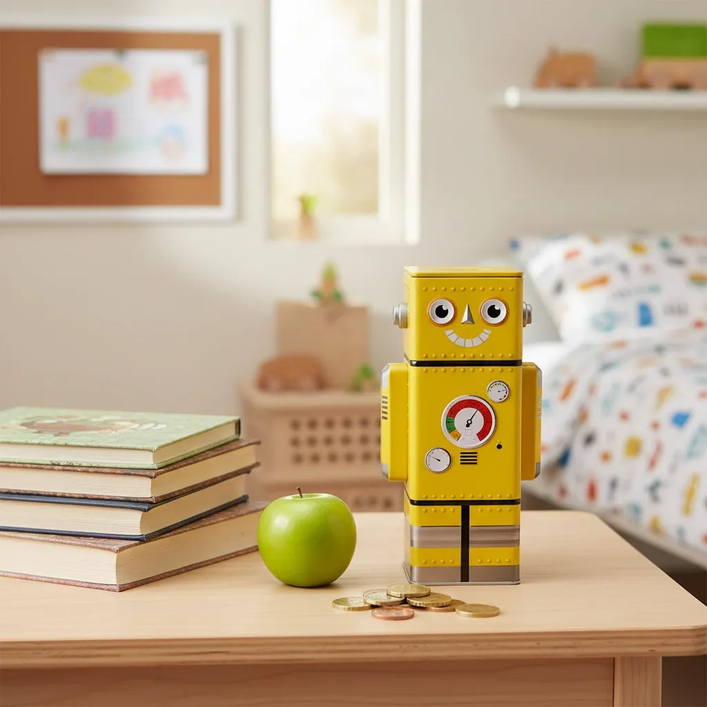 Tirelire Robot en Métal