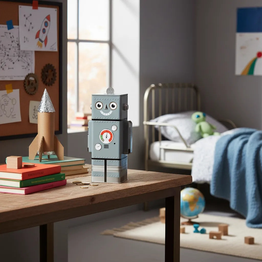 Tirelire Robot en Métal