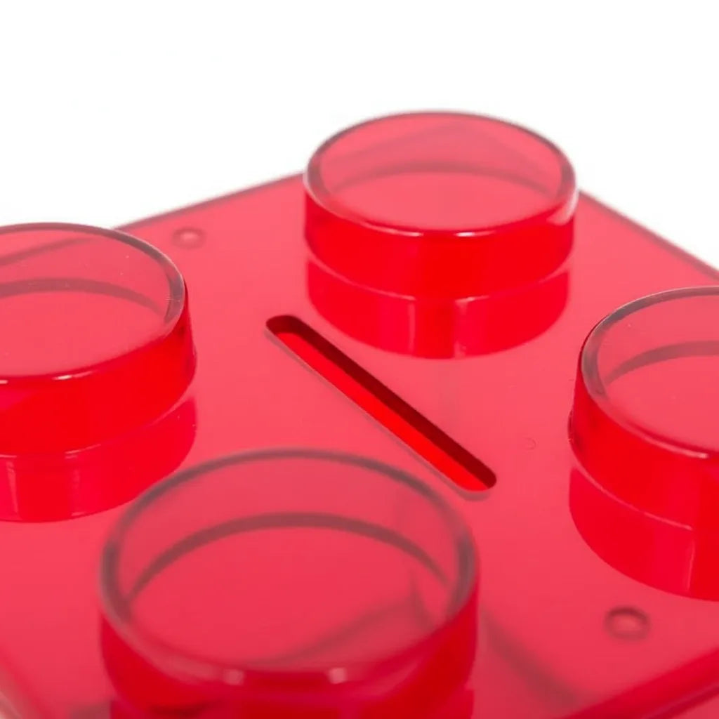 Tirelire Transparente en Cube