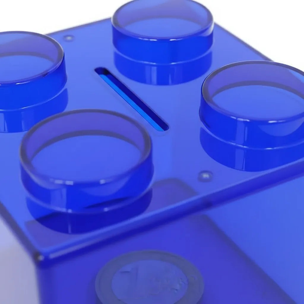 Tirelire Transparente en Cube