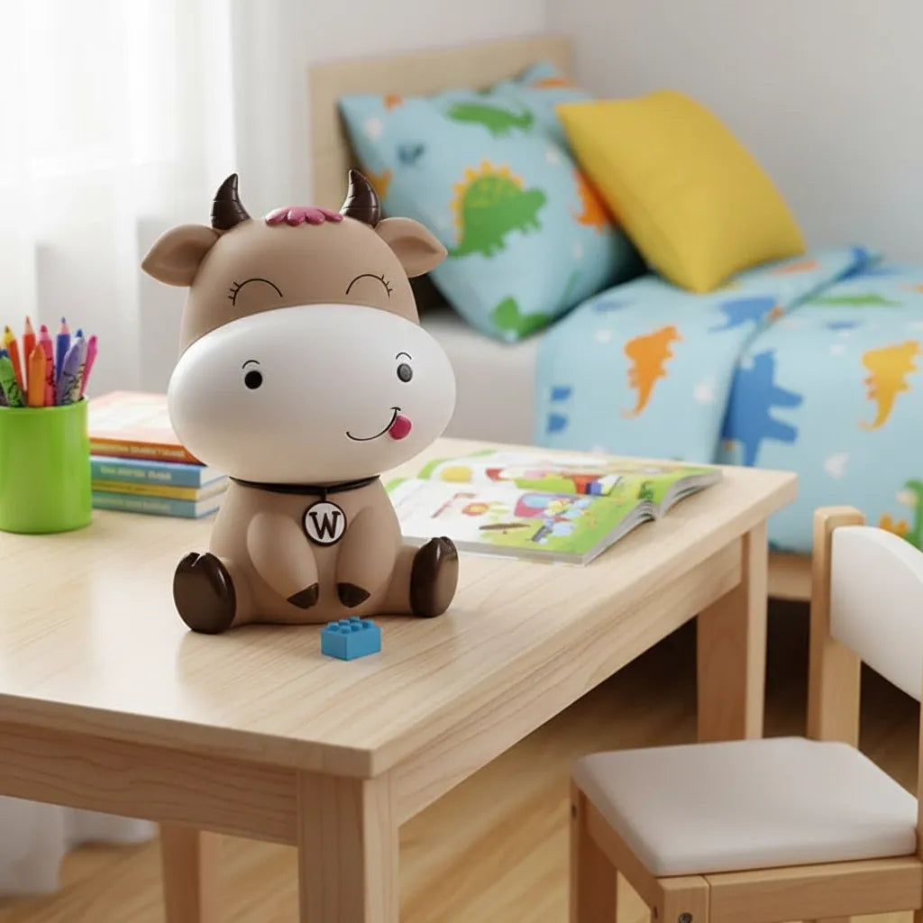 Tirelire Vache Rose