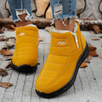 bottes de neige épaisses et chaudes