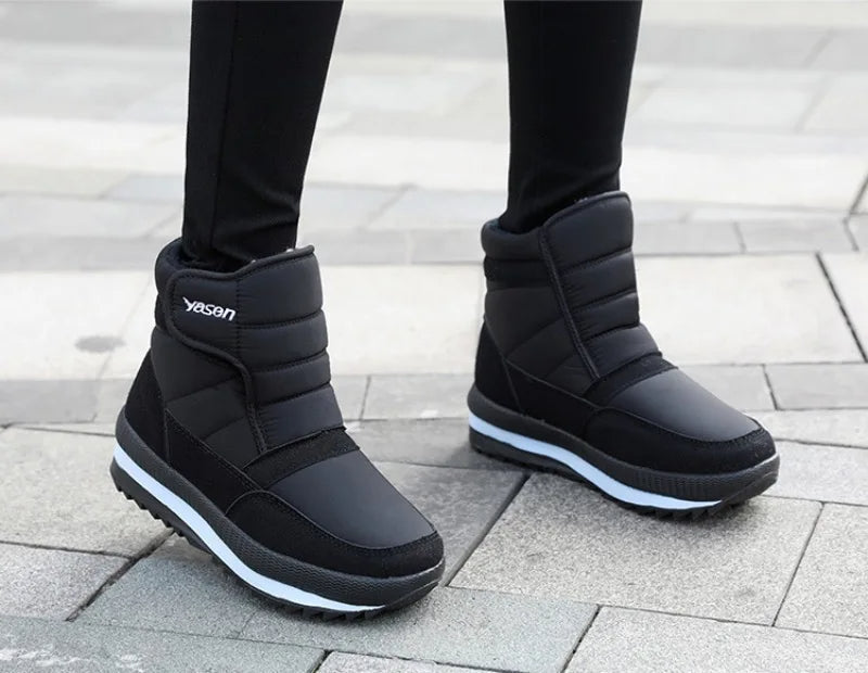 Bottines de neige chaudes et unisexes