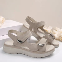 sandales d’été à scratch pour femme