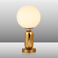 Lampe Verre Élégante Boule Dorée