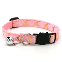 Collier de sécurité réglable pour chat avec clochette