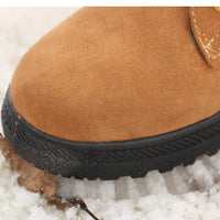 Bottes chaudes d'hiver à lacets pour femmes