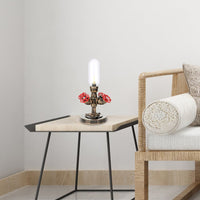 Lampe de Table Métal Élégante avec Abat-Jour Industriel