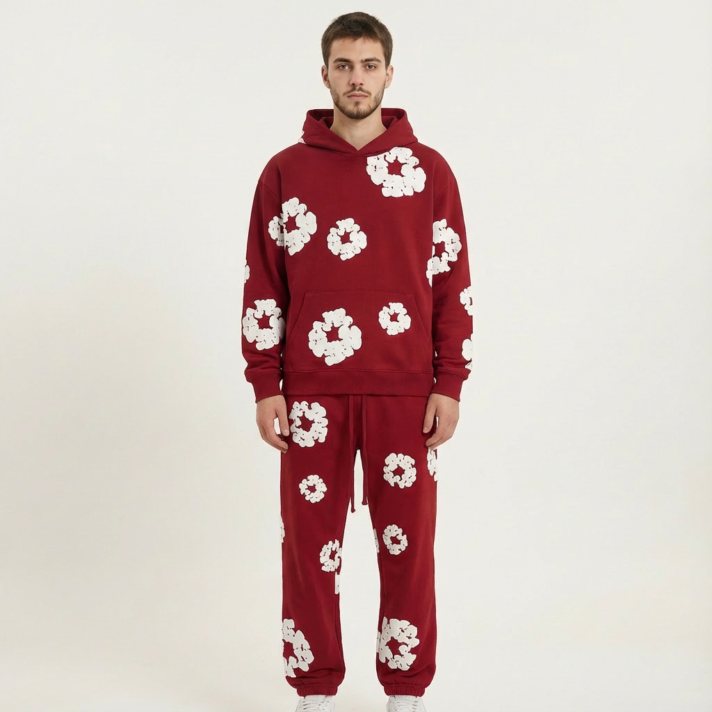 Sweat Homme Floral Élégant – Confort Chic Printemps