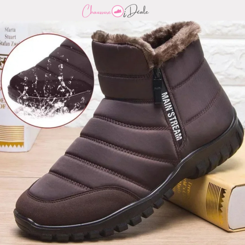 bottes chaudes et antidérapantes unisexe
