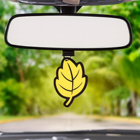 Lot de désodorisants voiture en forme de feuille
