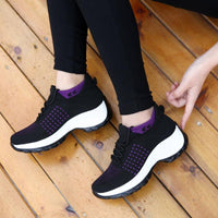 Chaussures transpirantes antidérapantes et confortables pour femme