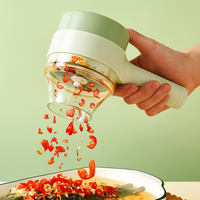 Coup’Chef – Découpe-légumes électrique multifonction USB rechargeable | Hachoir, râpe et mixeur de cuisine