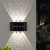 Lot de 2 Lampes Solaires Murales LED Extérieures IP65 Étanches – Éclairage Mural Jardin Façade Terrasse