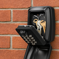 SecureKey – Boîte à clés extérieure murale avec code à 12 chiffres réinitialisable