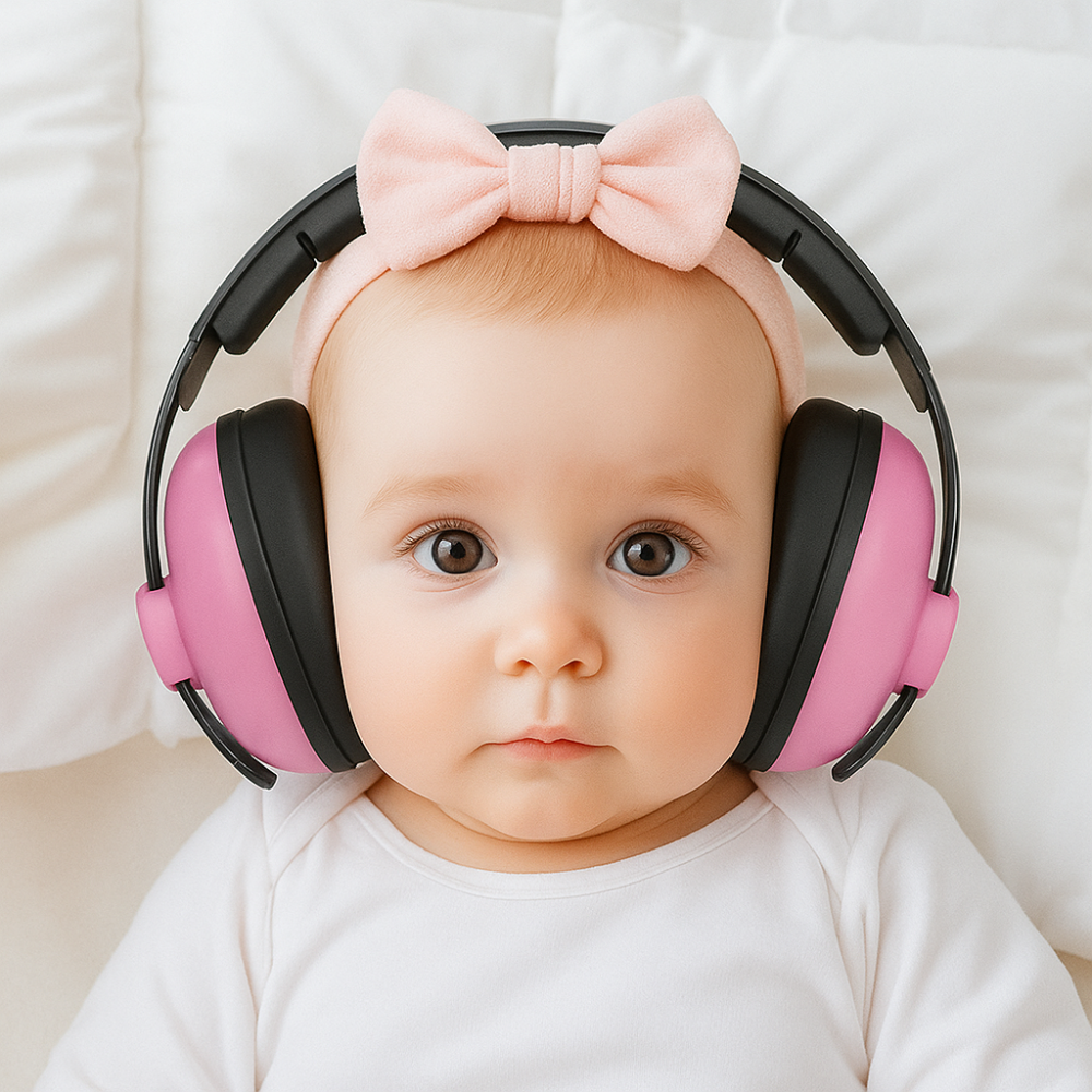 BabySilence | Casque anti-bruit pour bébé – Sommeil, voyages, protection auditive, conception extensible