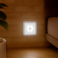 Lampe LED détecteur de mouvement sans fil – Éclairage automatique pour intérieur et extérieur