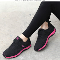 chaussure velcro plate pour femmes