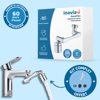 Robiflex - Extension Robinet 1440° Pivotant - Economiseur d'eau intégré