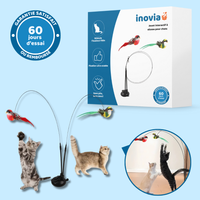 Jouet interactif à oiseau pour chats actifs