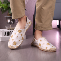 mocassins en toile pour femme