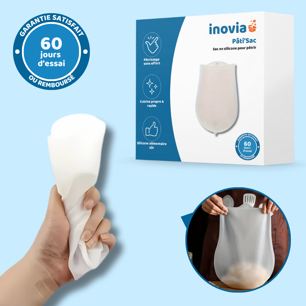 Pâti'Sac – Sac en silicone pour pétrir sans effort