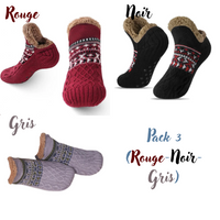 Chaussettes Chaudes Antidérapantes d'Automne pour Hommes et Femmes