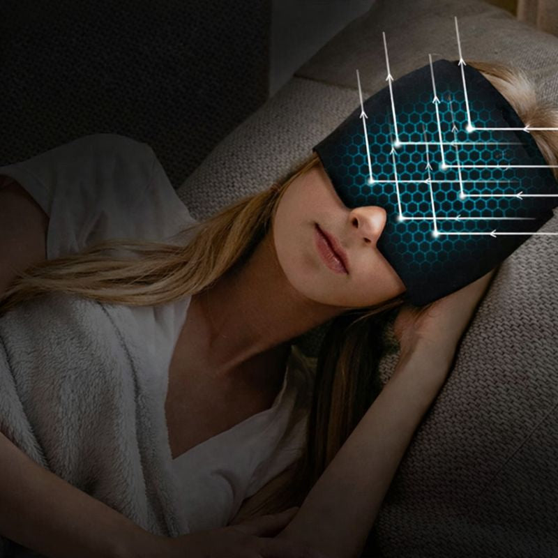 CryoCalm | Masque Migraine Froid Gel Rafraîchissant | Bonnet anti-migraine à thérapie par le froid