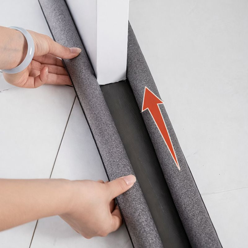 IsoBlock – Bas de porte isolant contre le froid, l’air et la poussière