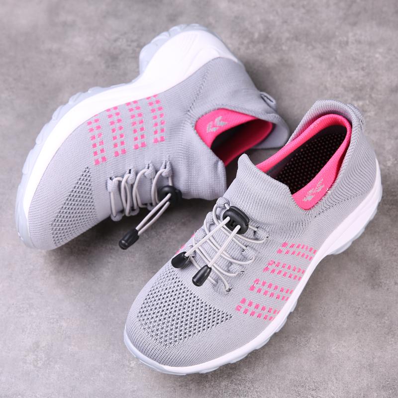 Chaussures transpirantes antidérapantes et confortables pour femme