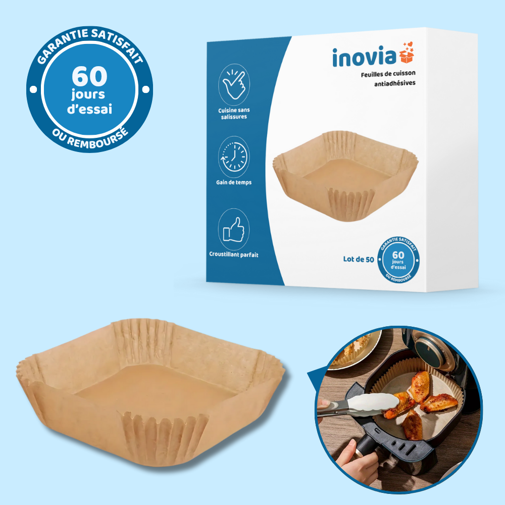 Papier cuisson pour Air Fryer (lot de 50)