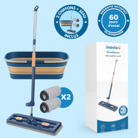 Cleanova | Balai serpillière rotatif avec technologie essorage intégré