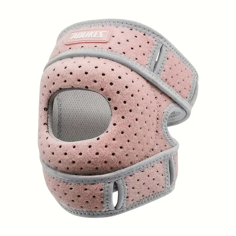 Kneoflex™ – Genouillère Sport Respirante à Double Sangles et Stabilisation Rotulienne